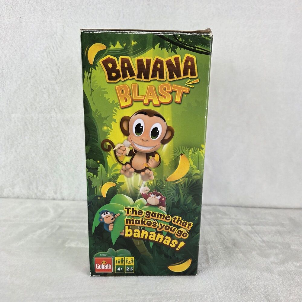 Banana Blast Game Goliath 2019 Pull Bananas & Make Monkey Jump Family Game - Picture 14 of 14